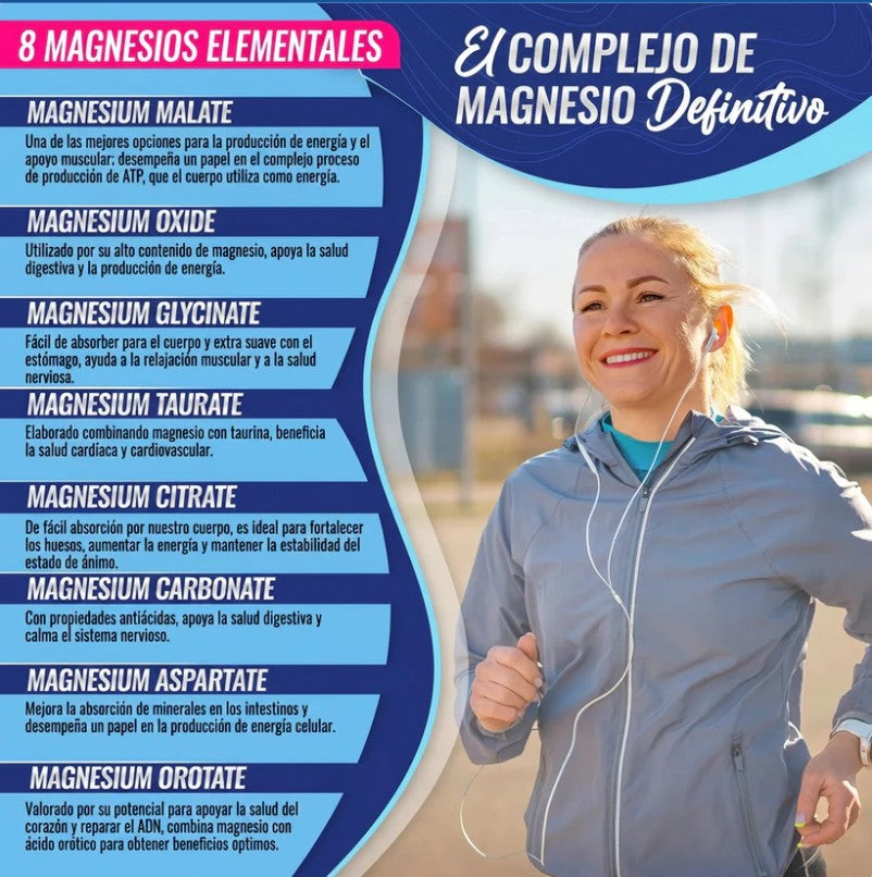 Magnesio Complex 1000mg 60 Cápsulas