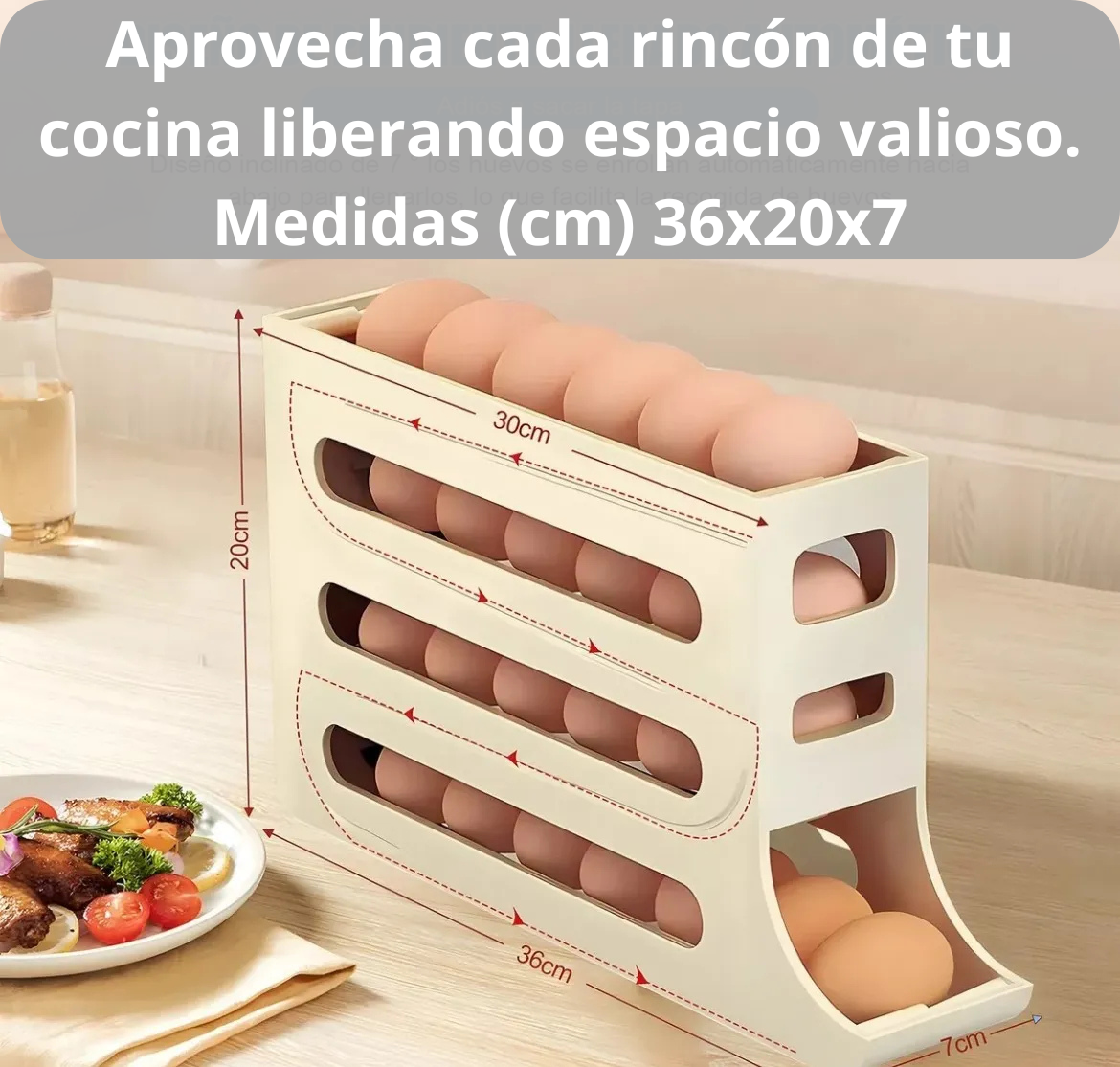 Dispensador de Huevos para Refrigerador