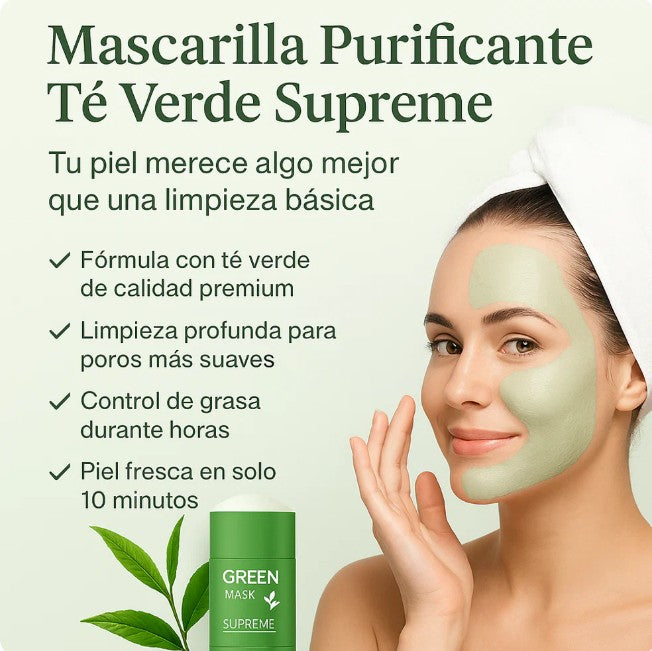 Green Mask - Para los que odian los puntos negros en la cara.
