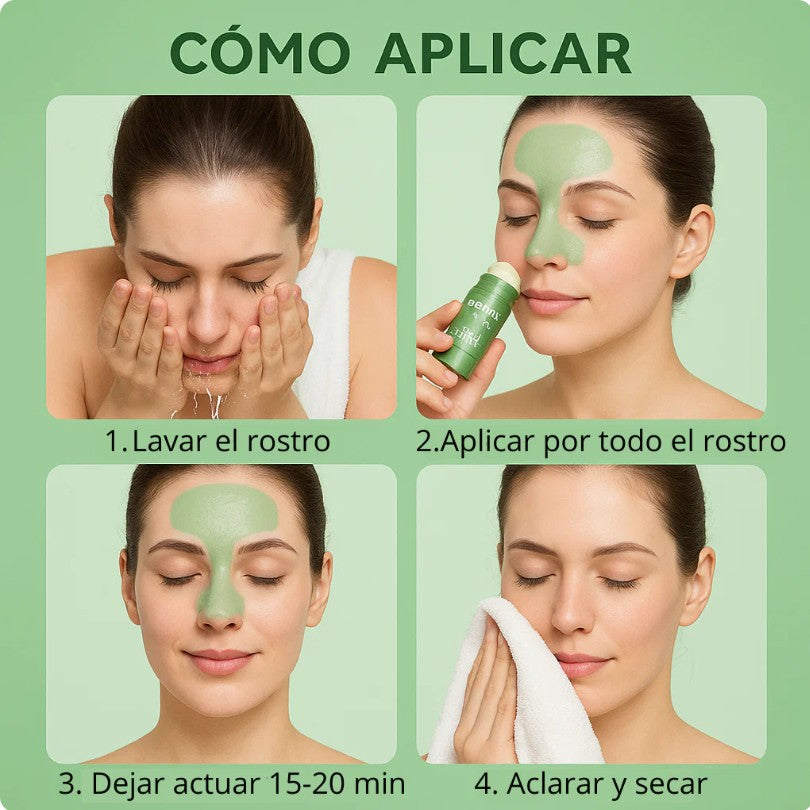 Green Mask - Para los que odian los puntos negros en la cara.