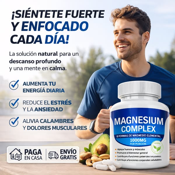 Magnesio Complex 1000mg 60 Cápsulas