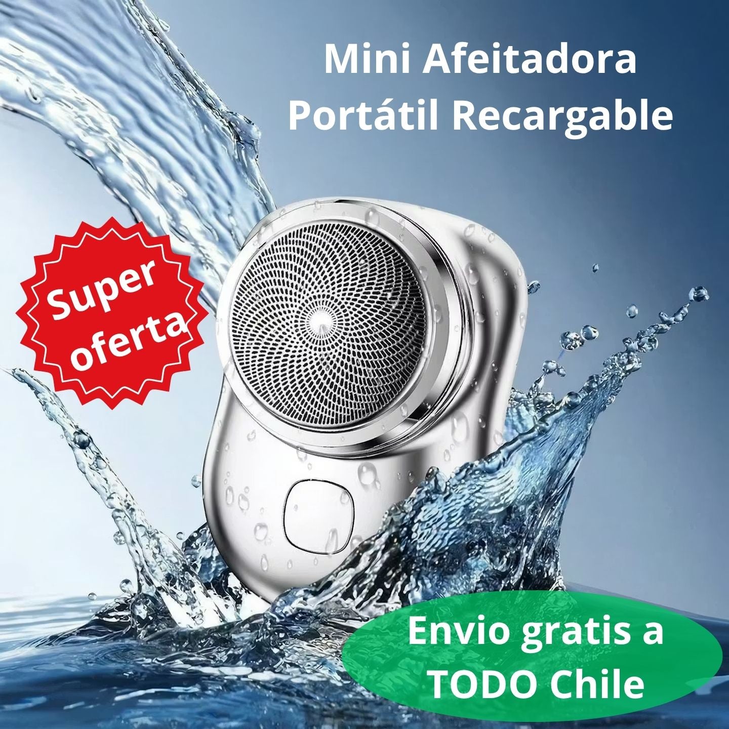 Mini Afeitadora Portátil Recargable