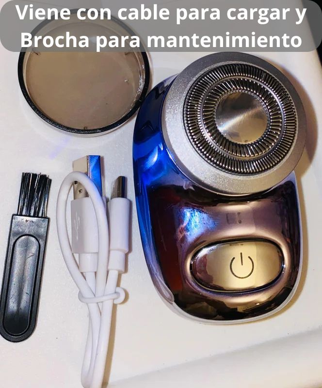 Mini Afeitadora Portátil Recargable