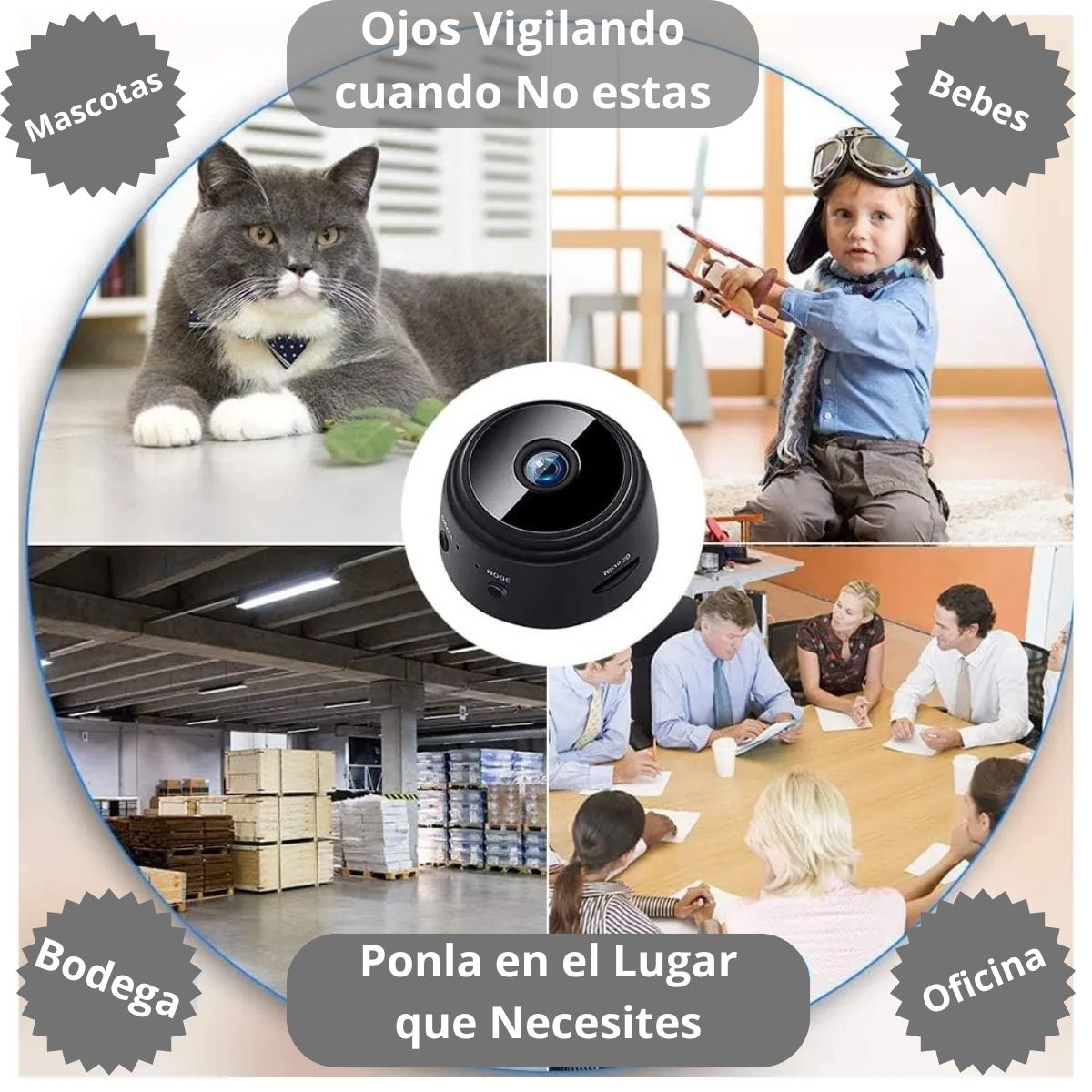 Mini Camara Espía - Seguridad total en miniatura