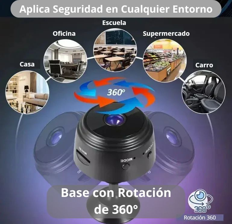 Mini Camara Espía - Seguridad total en miniatura