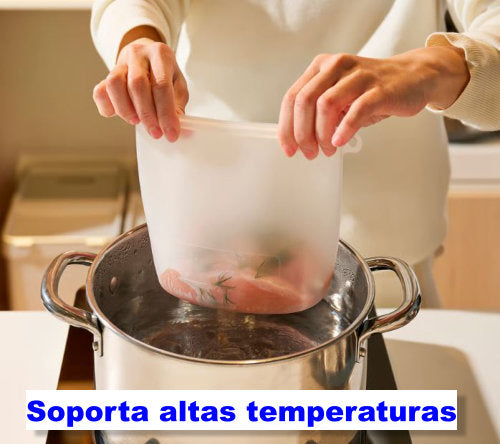 Bolsa de Silicona Reutilizables – Olvídate de las bolsas plásticas para siempre.