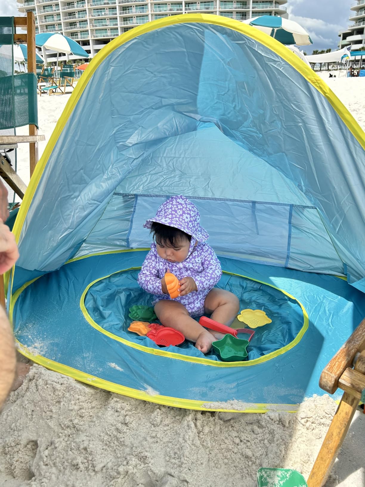 Carpa Plegable con Piscina + UPF 50+