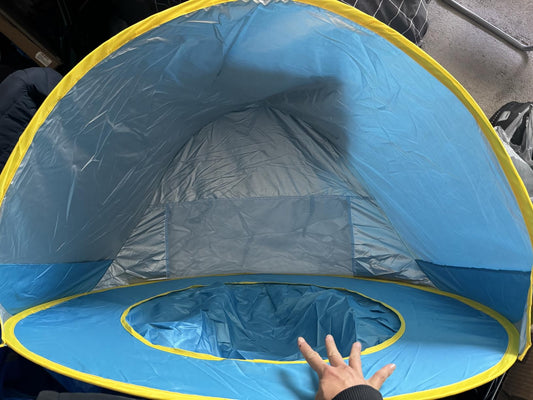 Carpa Plegable con Piscina + UPF 50+