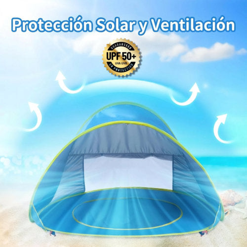 Carpa Plegable con Piscina + UPF 50+